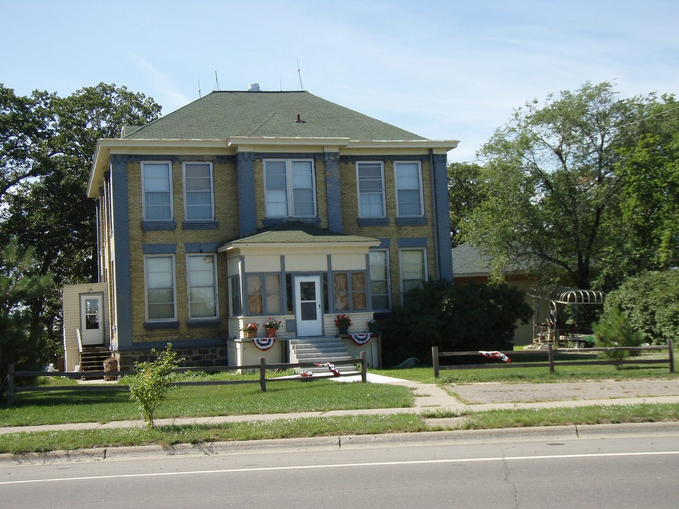 The Pine Tree Lumber Company mill site at Little Falls, Minnesota