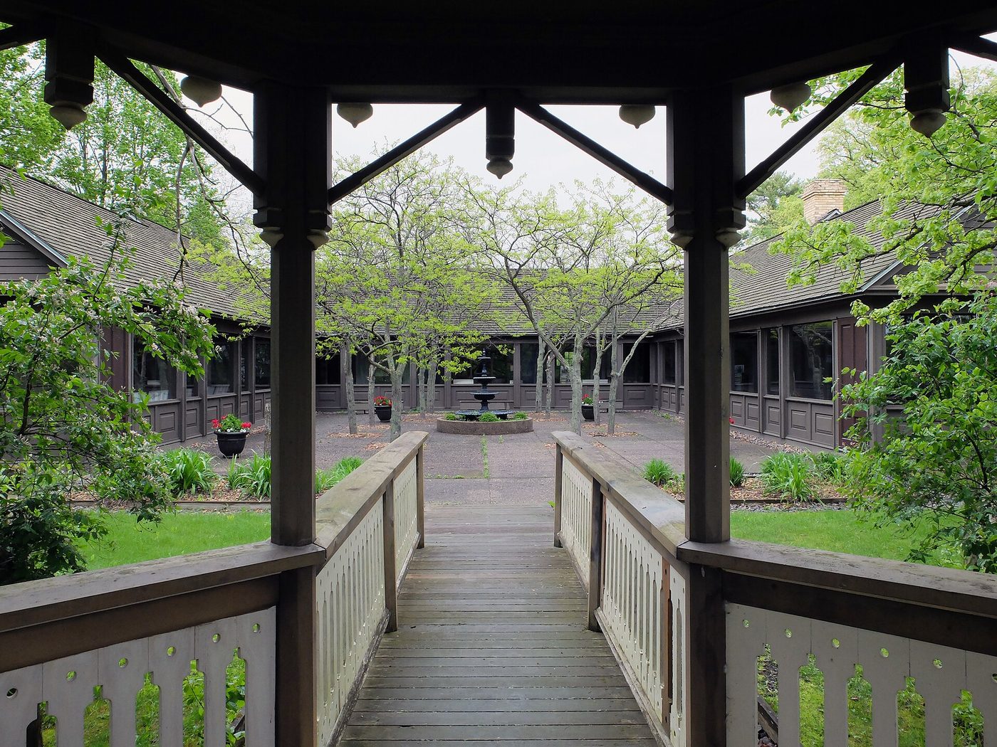 Courtyard of the Charles A. Weyerhaeuser Memorial Museum